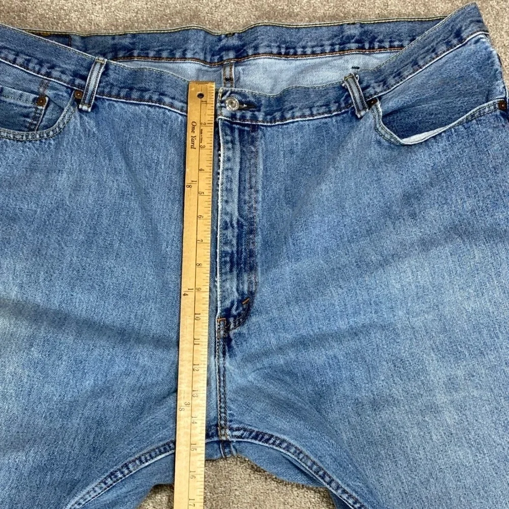 Levis 560 Comfort Fit Tapered Leg Jeans Mens Sz 48x32 Blue Classic Rugged Denim
